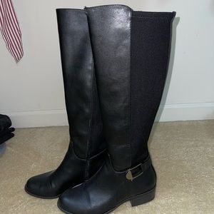 Albani black high boots